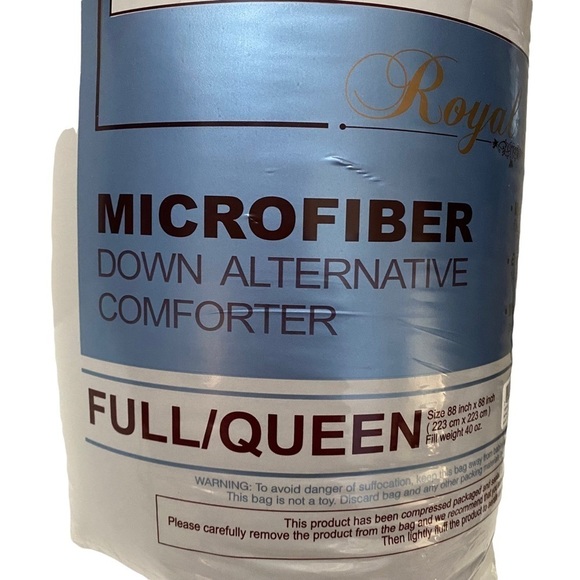 Royal Luxe Lightweight Microfiber Color Down Alternative Full/Queen Comforter - Picture 4 of 9